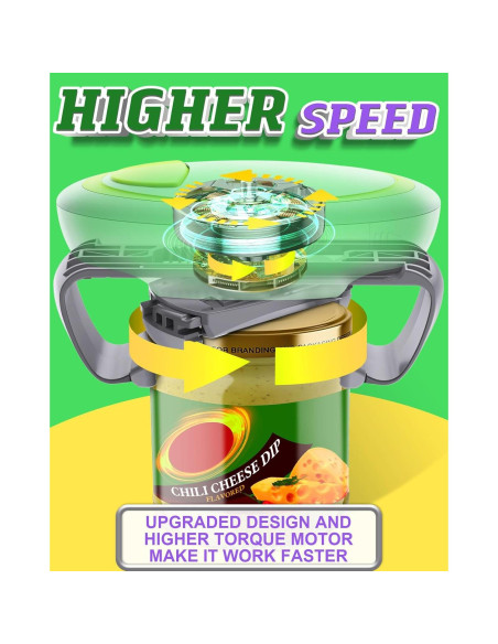 Abridor de frascos eléctrico Humutan para manos débiles