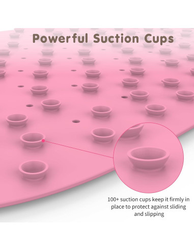 Alfombra de Baño Antideslizante Joycano Rosa 76x46cm