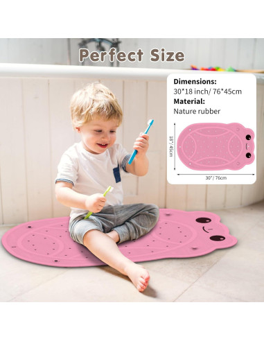 Alfombra de Baño Antideslizante Joycano Rosa 76x46cm