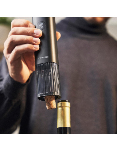 Abridor de Botellas de Vino Eléctrico ZWILLING 326g Negro