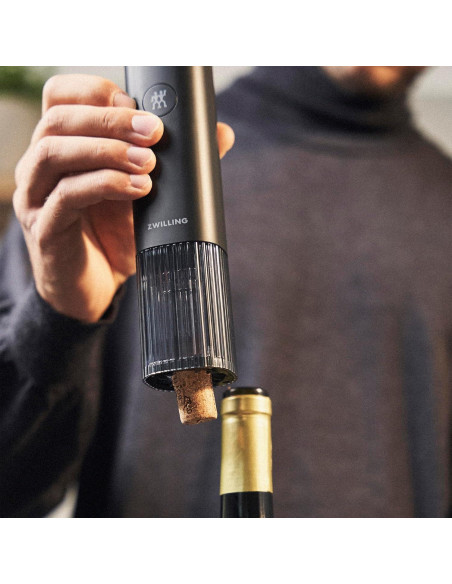 Abridor de Botellas de Vino Eléctrico ZWILLING 326g Negro
