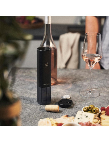 Abridor de Botellas de Vino Eléctrico ZWILLING 326g Negro