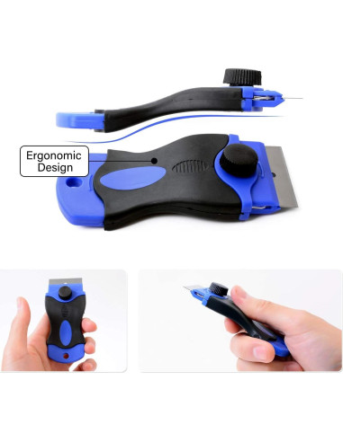 Raspador de Cuchillas SRTXJUZD con 30 Cuchillas de Acero Inoxidable