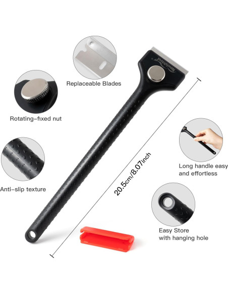 Kit de Herramientas Raspador Newishtool 2 Piezas + 20 Cuchillas