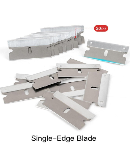 Kit de Herramientas Raspador Newishtool 2 Piezas + 20 Cuchillas