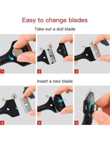 Kit de Herramientas Raspador Newishtool 2 Piezas + 20 Cuchillas