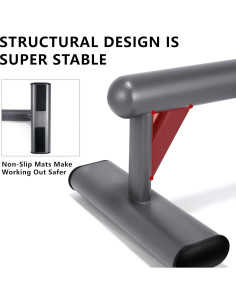 Soporte para Flexiones Vatemechie Metal Antideslizante 2 Pcs 2