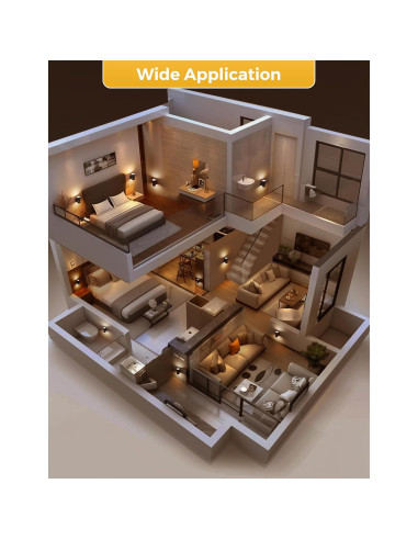 L LOHAS LED Luz Nocturna Enchufable Regulable 100LM 2 Piezas