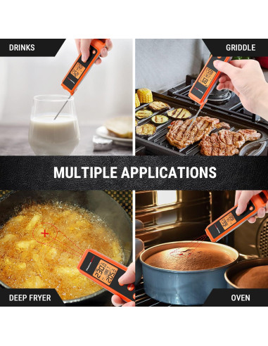 Termómetro ThermoPro TP420 2-en-1 Infrarrojo y Sonda