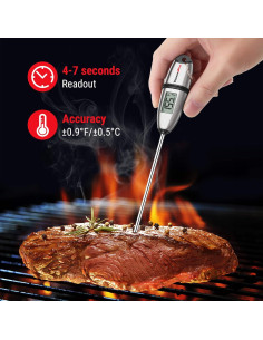 Termómetro Digital ThermoPro TP02S para Cocina y BBQ 2