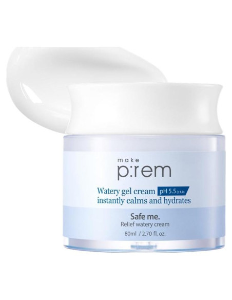 Crema Hidratante MAKE P:REM Alivio Seguro 222g - Extracto de Cactus