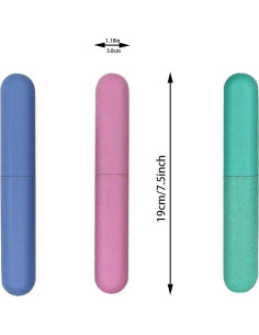 Estuches de Cepillo de Dientes de Viaje ZYYC - 4 Piezas 2