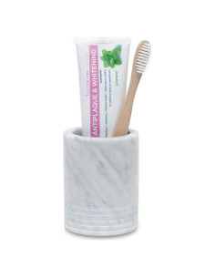 Soporte para Cepillos de Dientes JIMEI de Mármol Natural 7,01 cm