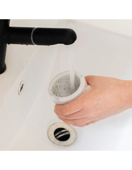 Soporte para Cepillos de Dientes JIMEI de Mármol Natural 7,01 cm