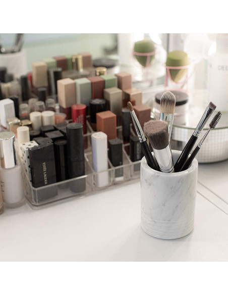 Soporte para Cepillos de Dientes JIMEI de Mármol Natural 7,01 cm