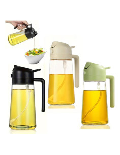 Dispensador y Rociador de Aceite Honimered 470ml 3PCS