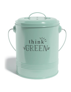 Contenedor de Compost Barnyard Designs 4.5L Menta con Filtros