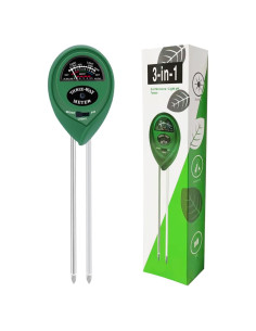 Medidor de pH y humedad del suelo Hathdia 3 en 1