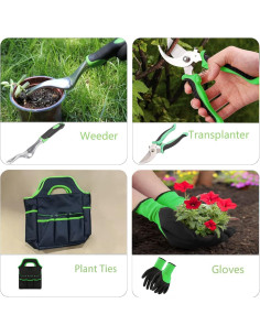 Juego de Herramientas de Jardinería 8 Piezas Handong 2