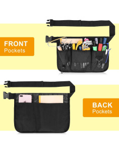 Cinturón de herramientas de jardinería Geboor 7 bolsillos 2