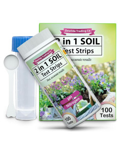 Kit de Prueba de Suelo pH y Nitrógeno Dewilde - 100 Pruebas