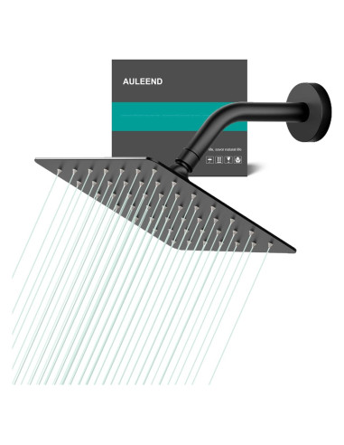 Cabezal de Ducha de Lluvia AULEEND 15x17 cm Acero Inoxidable