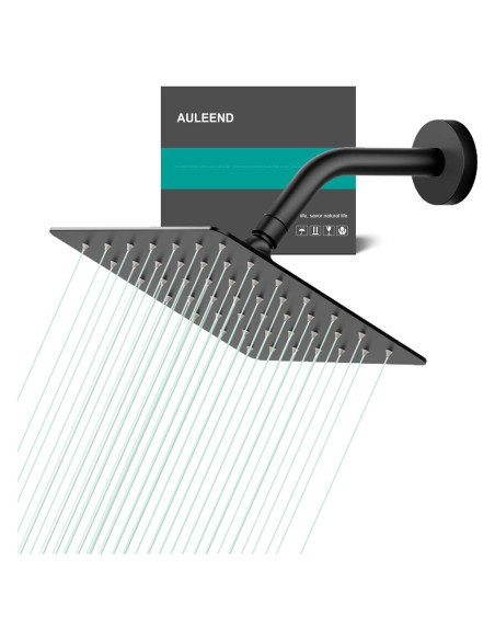 Cabezal de Ducha de Lluvia AULEEND 15x17 cm Acero Inoxidable