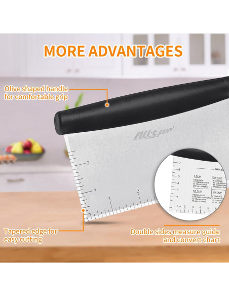 Raspador y Picador ALLTOP Acero Inoxidable Set 2 Piezas