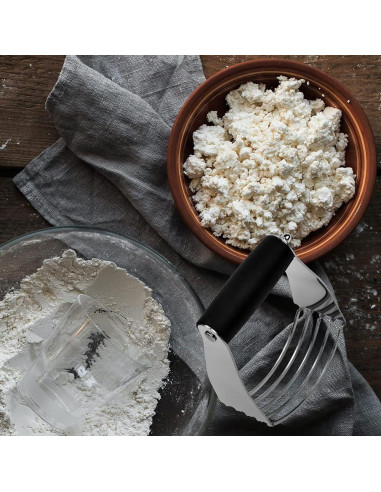 Mezclador de Masa Chiyuehe Acero Inoxidable Negro 12x10.8 cm