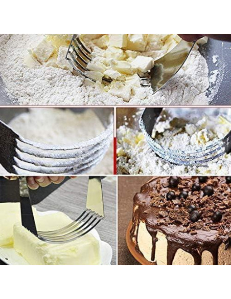 Mezclador de Masa Chiyuehe Acero Inoxidable Negro 12x10.8 cm