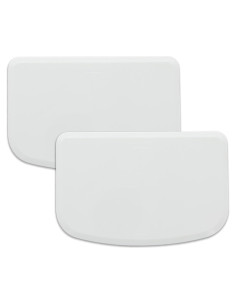 Raspador de Masa Flexible RamPro - 2 Piezas Blancas