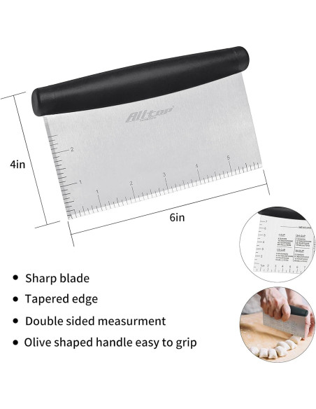 Raspador y Picador ALLTOP Acero Inoxidable Set 2 Piezas