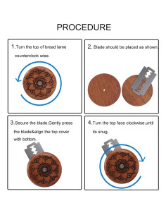 Cortador de Pan Aacehlh con 10 Cuchillas y Estuche 2