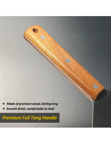 Juego de Espátulas de Acero Inoxidable Vovoly 3 Piezas