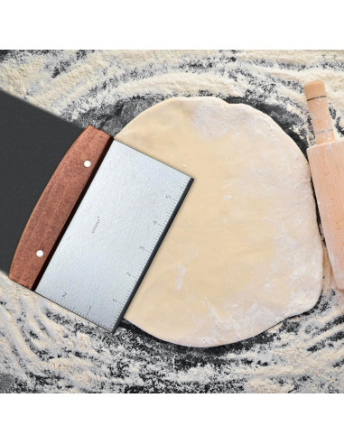 Juego de Espátulas de Acero Inoxidable Vovoly 3 Piezas