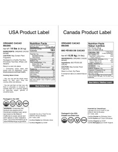 Frijoles de Cacao Orgánicos Food to Live 6.35 kg - Keto, Vegano 2