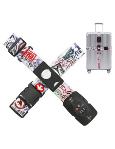 Correa de Equipaje Travelkin Ajustable con Candado TSA