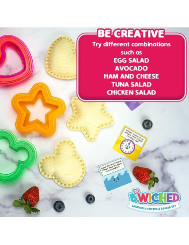 Cortador y Sellador de Sándwich Savoychef - Formas Divertidas