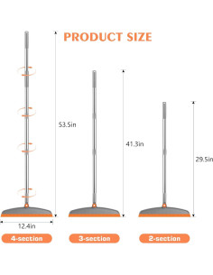 Escoba Mágica Multifuncional Nacena 137 cm Silicona 2