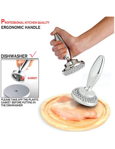 Ablandador de Carne KEISSCO Reversible 0,91 kg 2