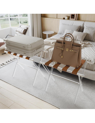 Soporte de Equipaje Acrílico Sumerflos Plegable 2 Pcs