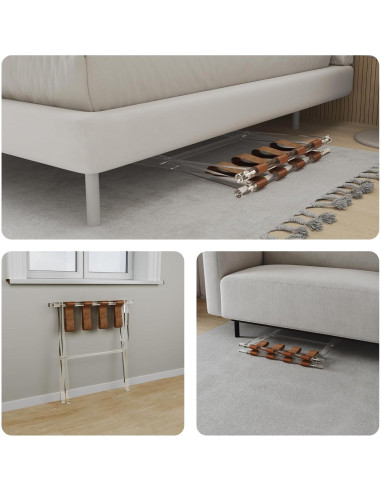 Soporte de Equipaje Acrílico Sumerflos Plegable 2 Pcs