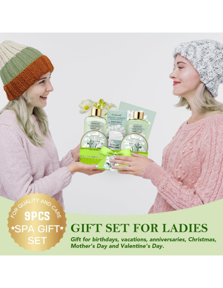 Set de Regalo de Baño Jazmín PearlWorld - 9 Piezas Spa