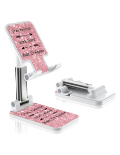 Soporte de Teléfono Ajustable TJIHACNGE Letras Rosas