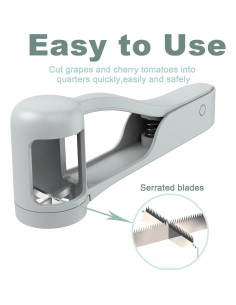 Cortador de Uvas Homnoble para Niños - Acero Inoxidable 2