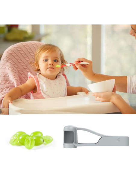 Cortador de Uvas Homnoble para Niños - Acero Inoxidable Cortador de Uvas Homnoble para Niños - Acero Inoxidable