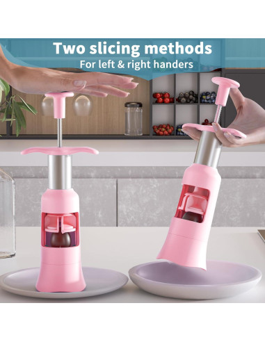 Cortador de Uvas Newness Rosa para Niños 1-3 Años