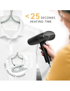 Plancha a vapor portátil LEBENLANG 900W 120ml 25s calentamiento 2