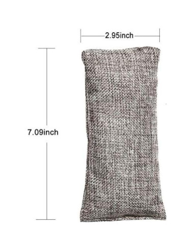 12 Bolsas Purificadoras de Aire JIJIC 75g Carbón Bambú