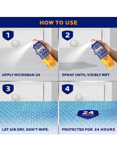 Spray Desinfectante Microban 24 Horas 2x450ml Aroma Cítrico 2